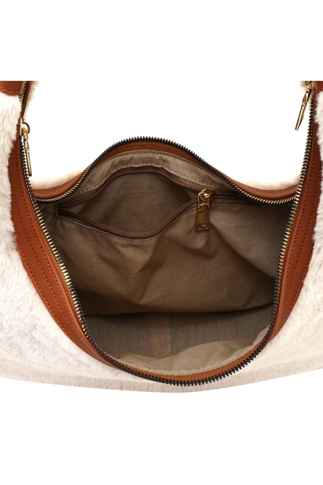 Beige Women's Shoulder Bag