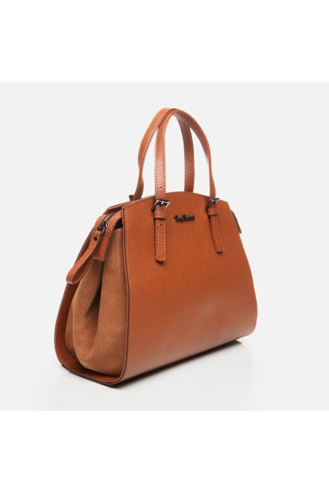 Genuine Leather Tobacco Women's Bag