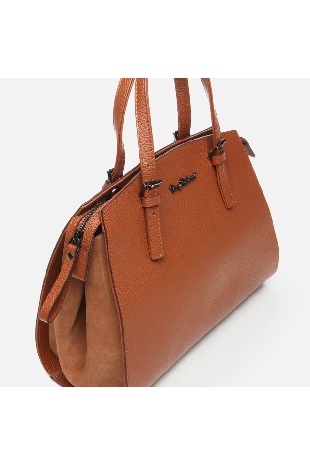 Genuine Leather Tobacco Women's Bag