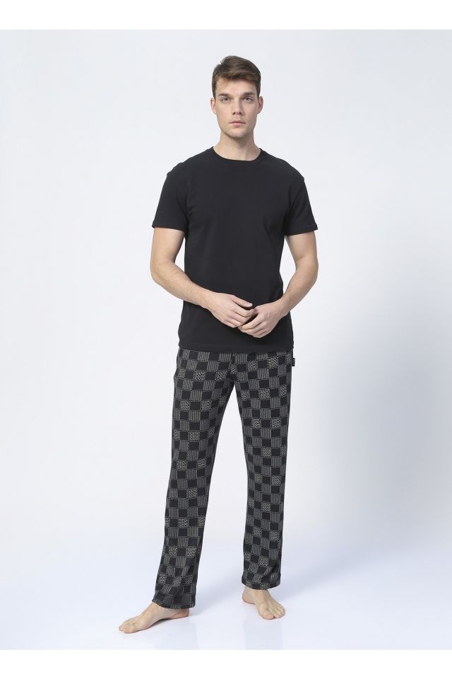 Normal Fit Khaki Men's Pajama Bottom