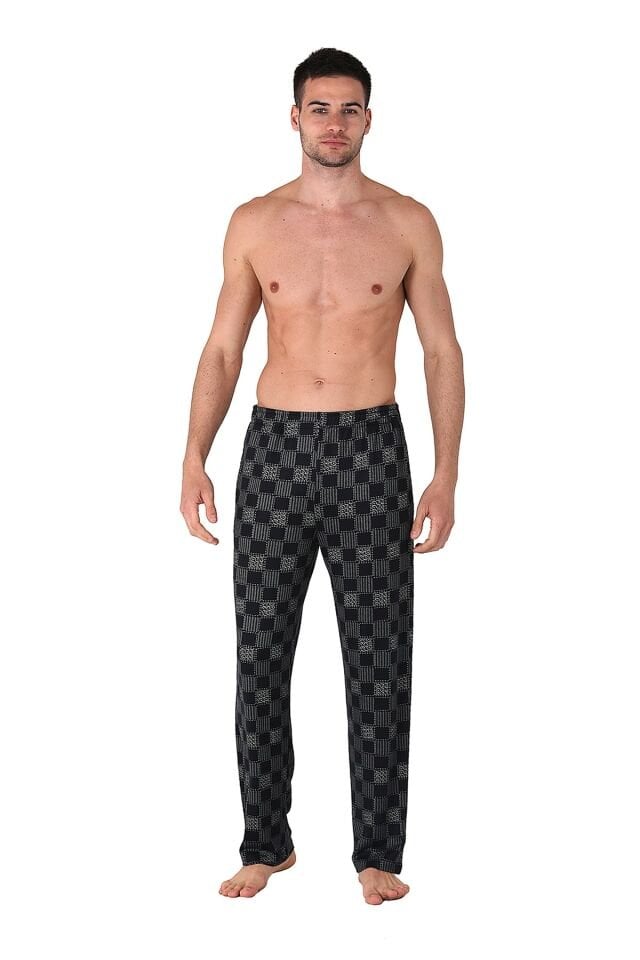 Pantolon Desenli Siyah