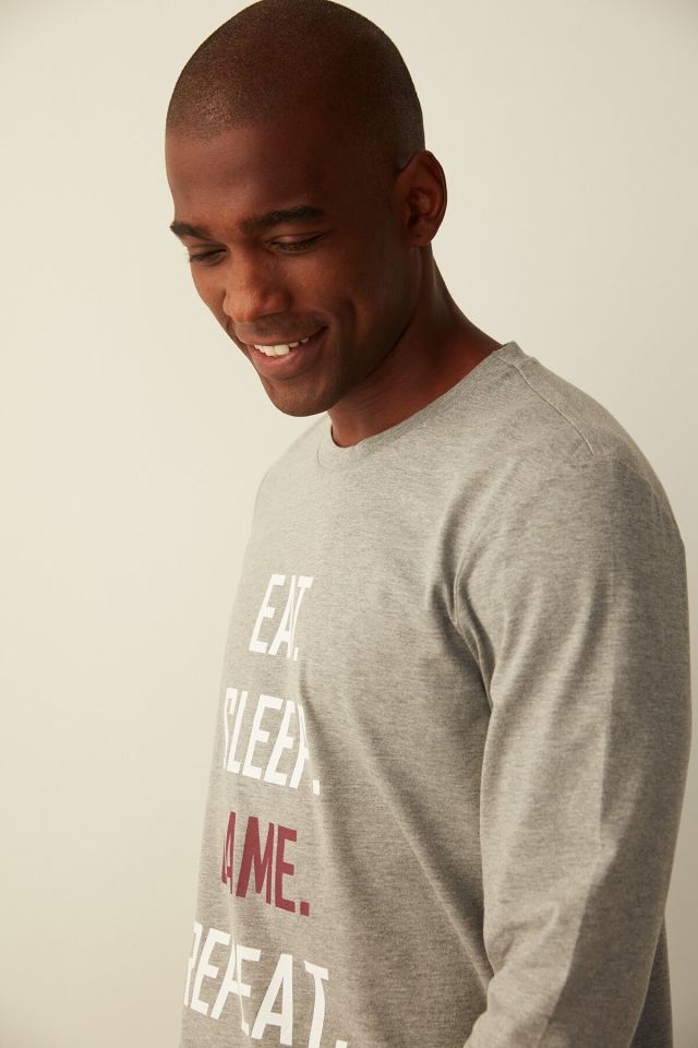 Gri-melanj Funny Grey Pijama Seti