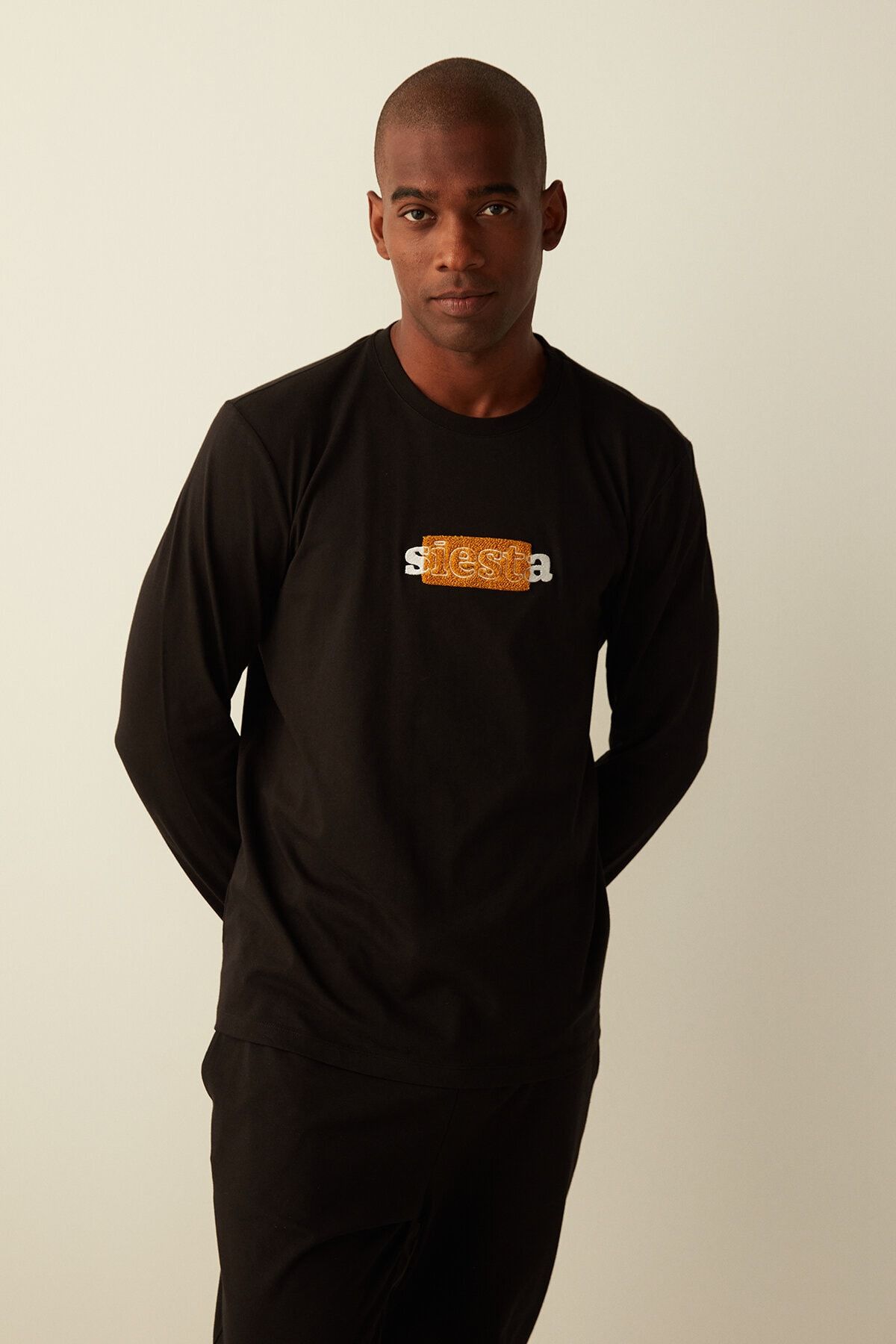Black Siesta Pants Pajama Set