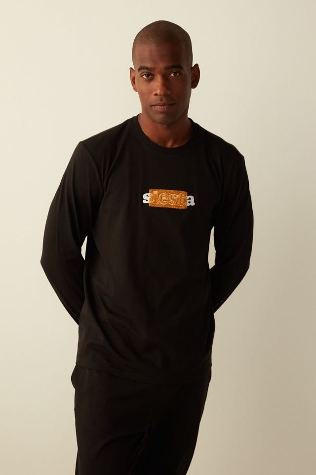 Black Siesta Pants Pajama Set