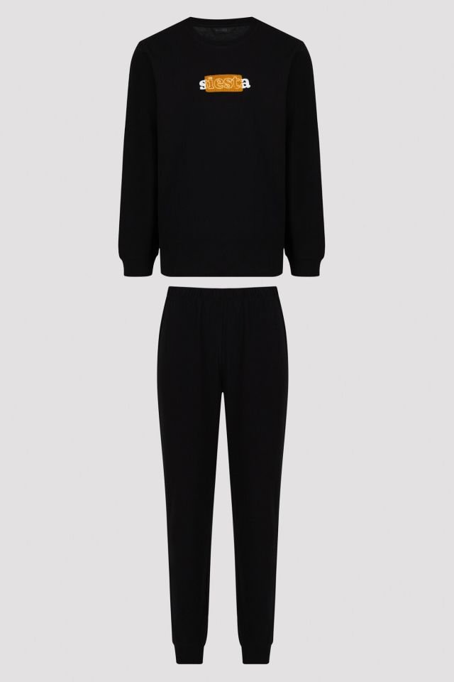 Black Siesta Pants Pajama Set