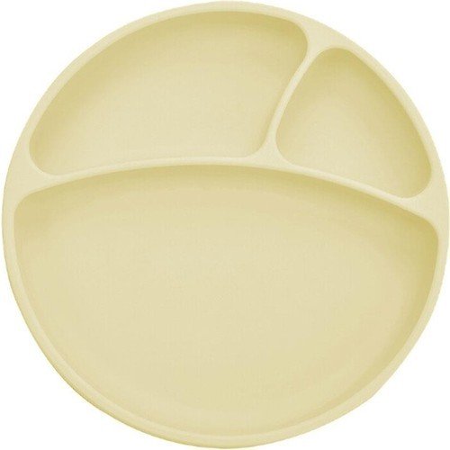 Serving Vacuum-Based Silicone Plate - Yellow