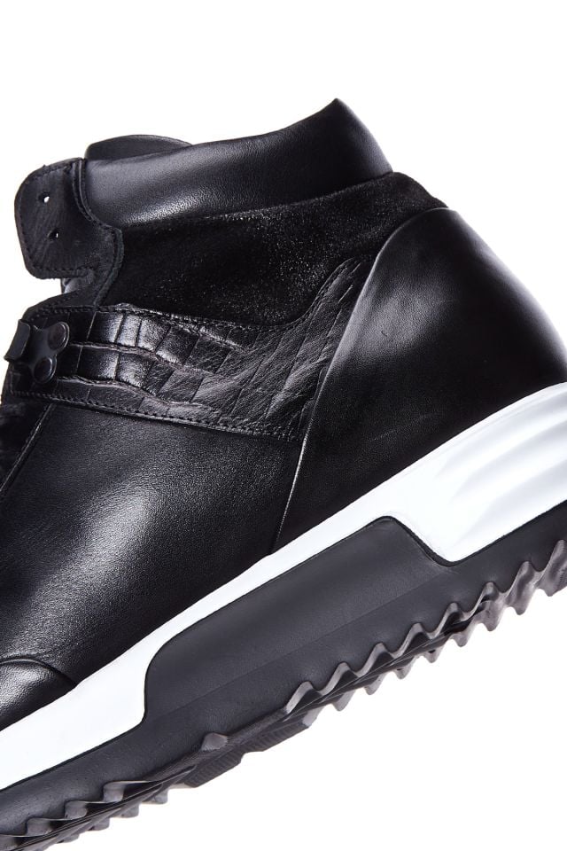 Erkek Deri Bilekli Sneaker