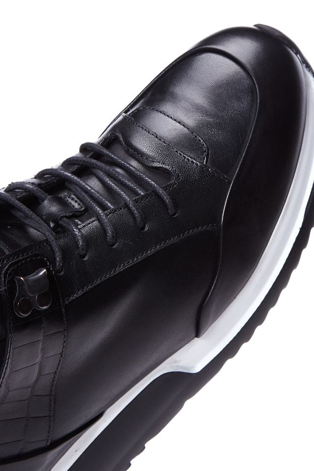 Erkek Deri Bilekli Sneaker