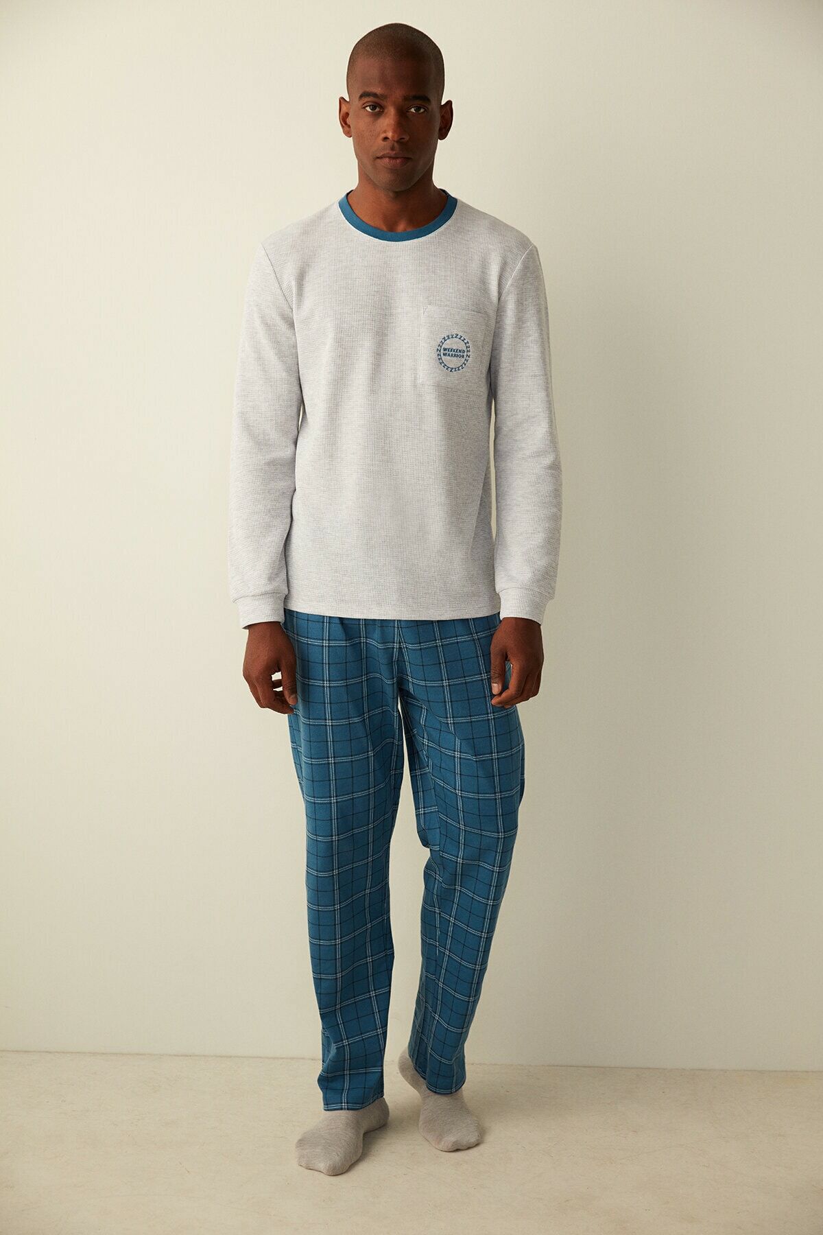 Çok Renkli Weekend Warrior Pijama Seti