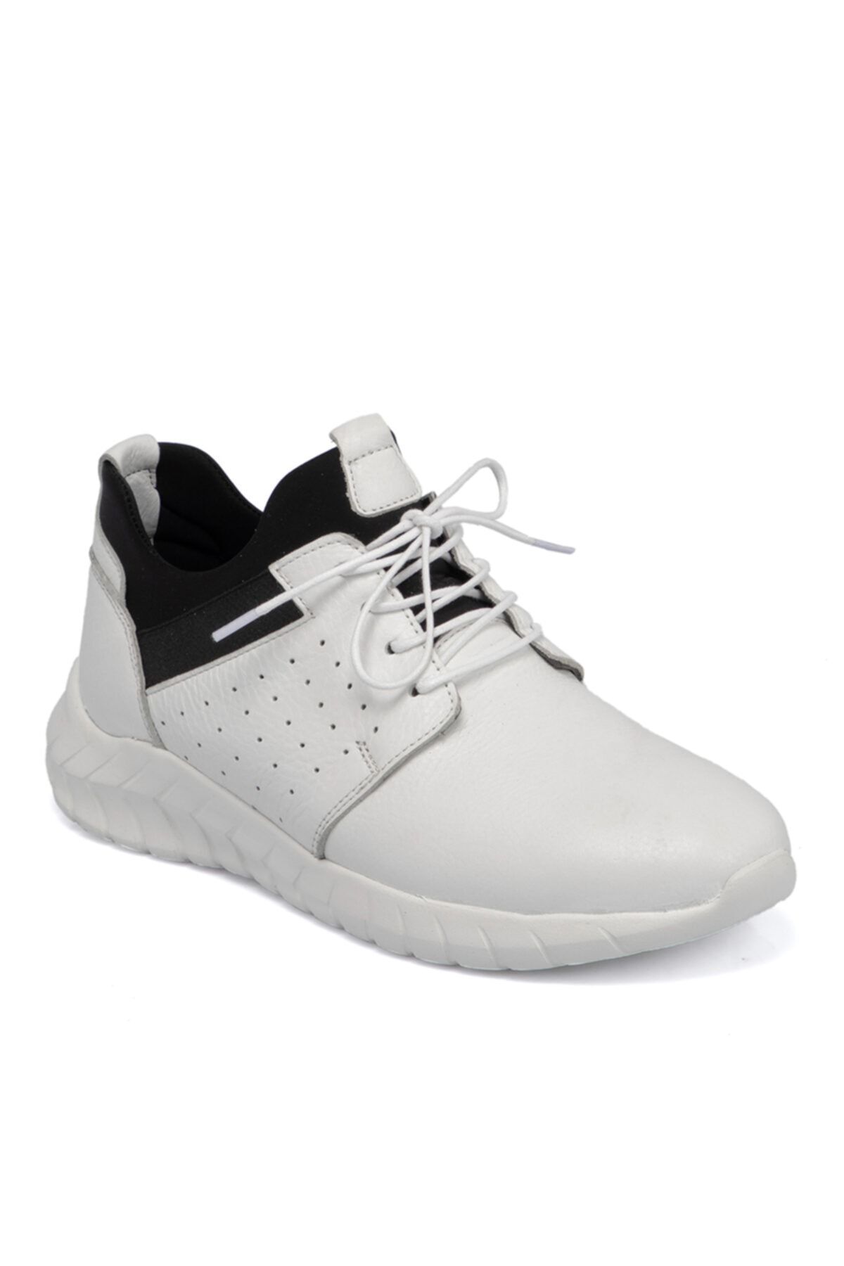 White Men's Leather Shoes