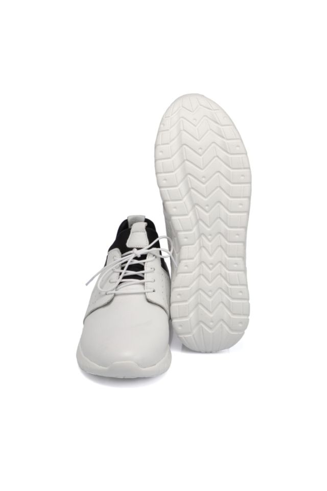 White Men's Leather Shoes