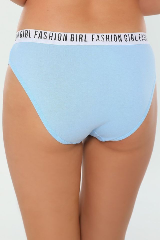 6 Pack Multicolor Fashion Girl Women's Slip Panties
