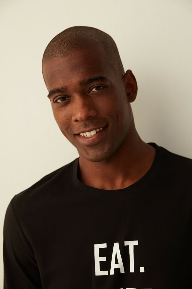 Siyah Funny Black Pantolon Pijama Seti