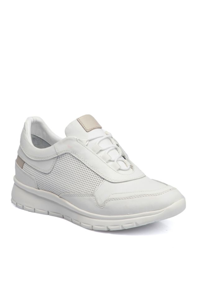 White Leather Men's Shoes