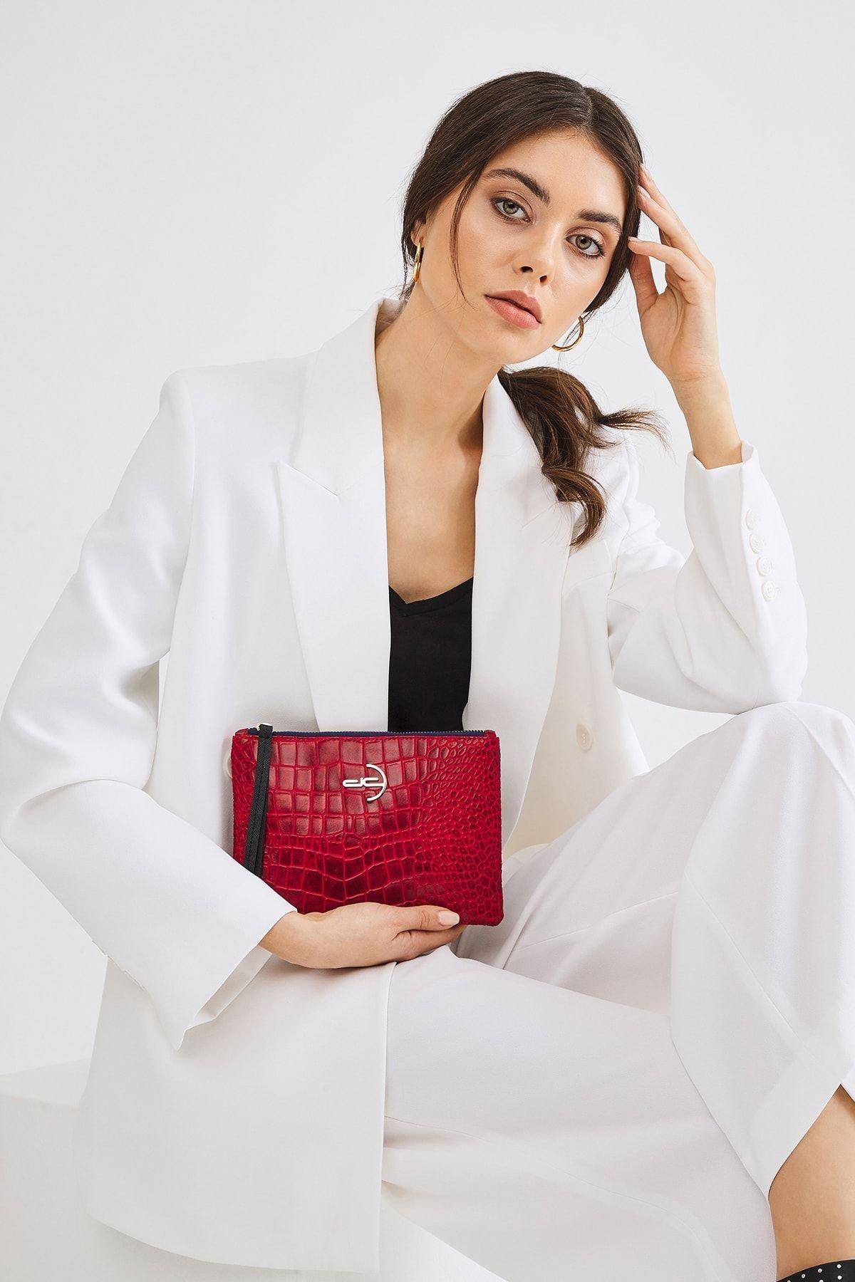 Soft Crocodile Clutch Clutch Bag
