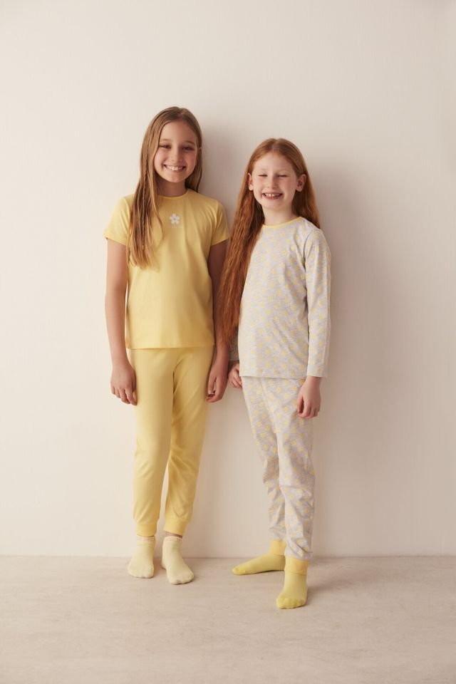 Kız Çocuk Only Daisy 4lü Pijama Takımı