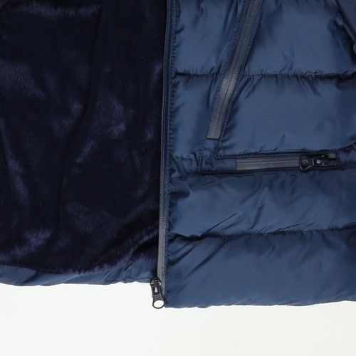 Boy Zipper Detailed Fur Coat