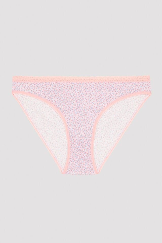 Çok Renkli Home Sweet 3lü Slip Külot