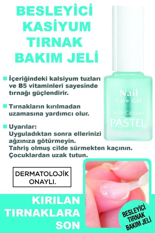 Kalsiyumlu Tırnak Bakım Jeli