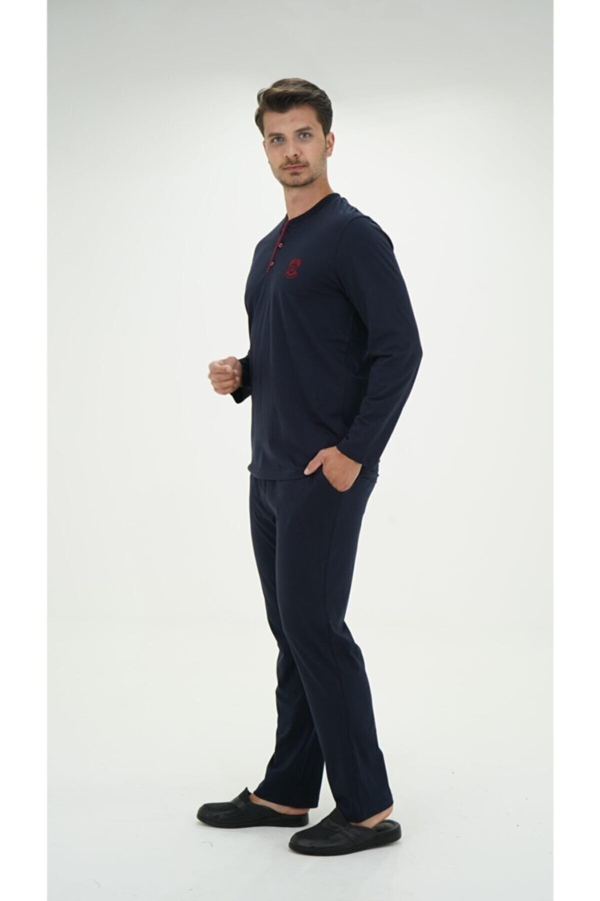 Men's Long Sleeve Pajamas Set