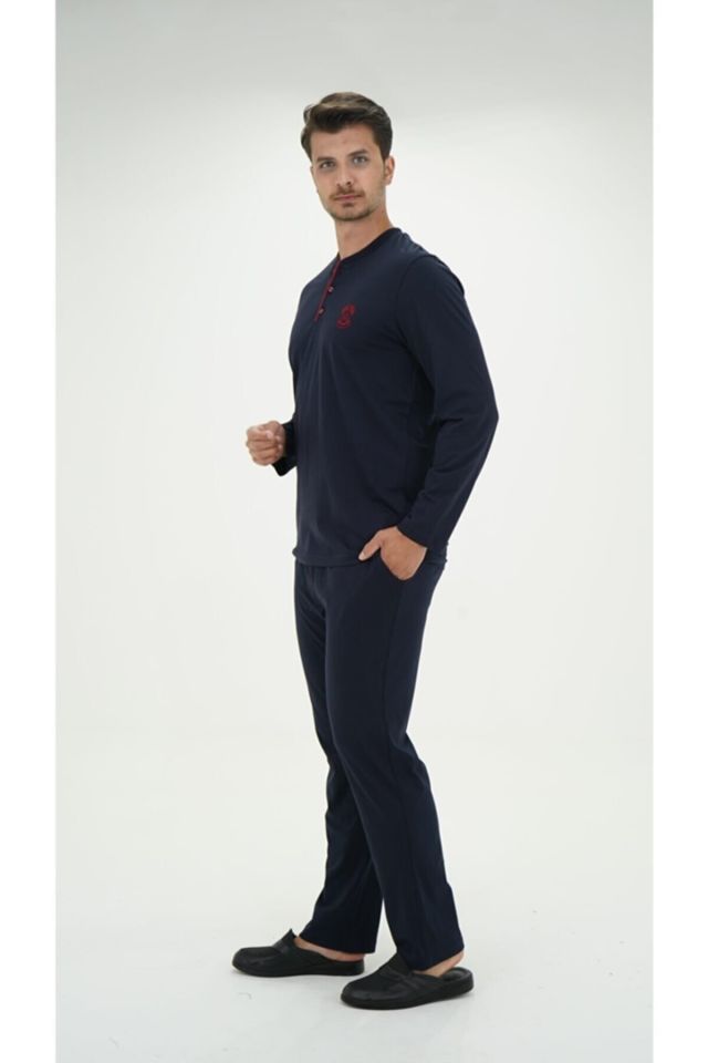 Men's Long Sleeve Pajamas Set