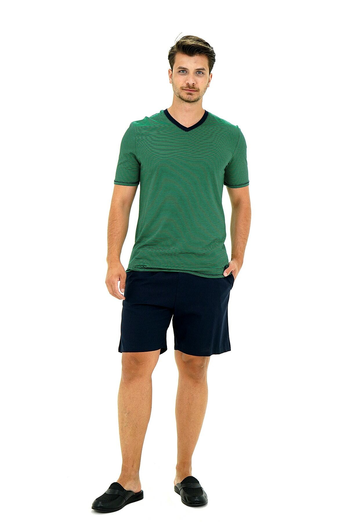 Lucas V-Neck Shorts Set