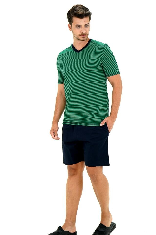 Lucas V-Neck Shorts Set