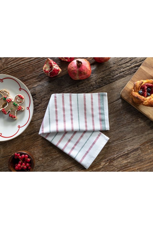 Raye Cotton Drying Towel 30x50 Cm Red