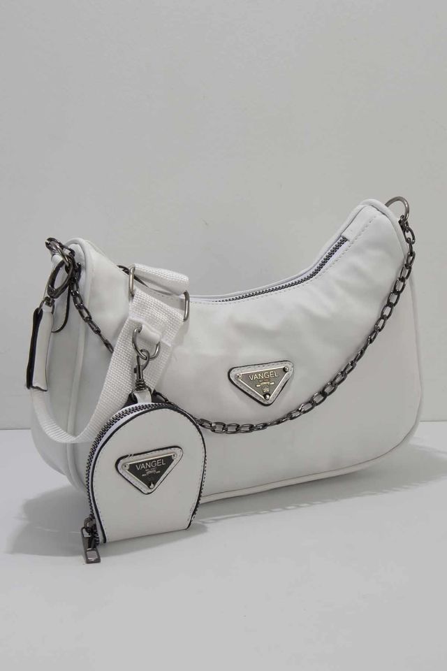 White Women's Messenger Bag C06612010004