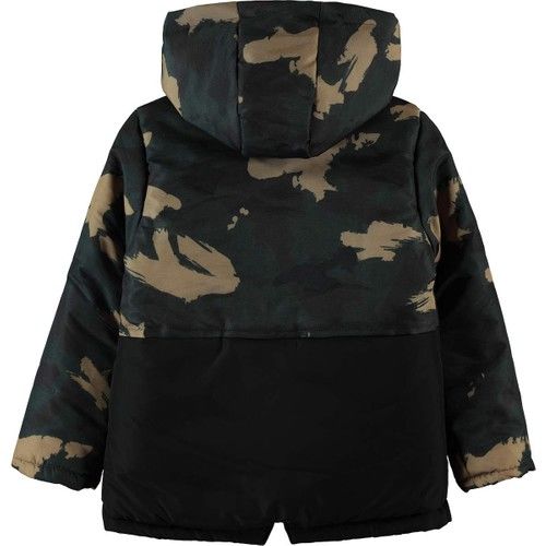 Boys Hooded Coat 10-13 Ages Black