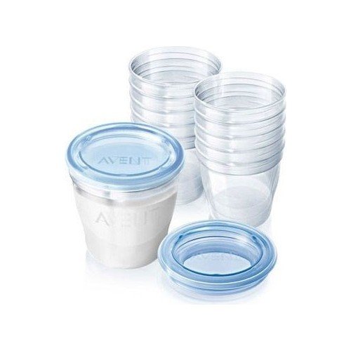 Avent Via 10 Adet 180 ml Anne Sütü Saklama Kaplari