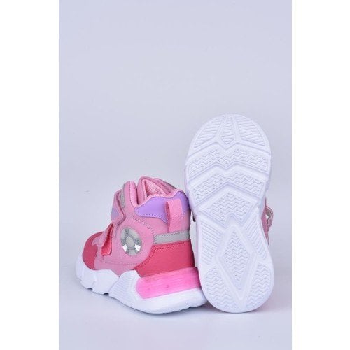 Lighted Kids Boots Pink