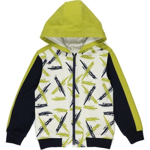 Boys Hoodie Patterned Sweatshirt