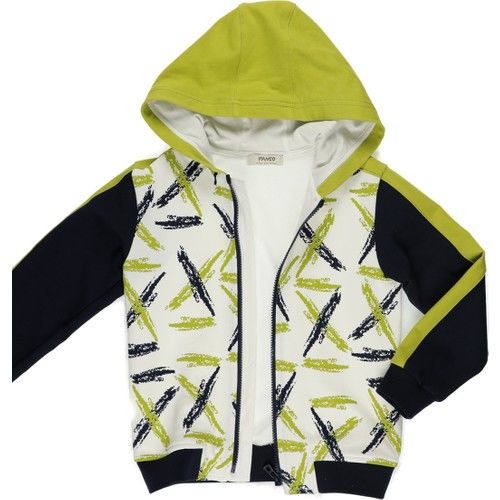 Boys Hoodie Patterned Sweatshirt