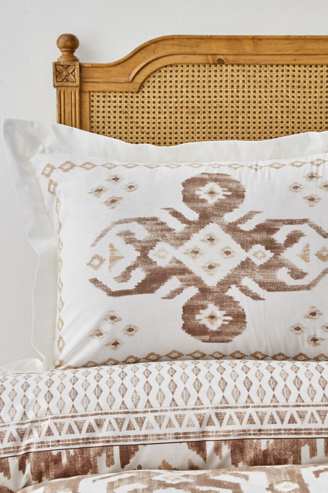 Neos Beige 100% Cotton Double Duvet Cover Set