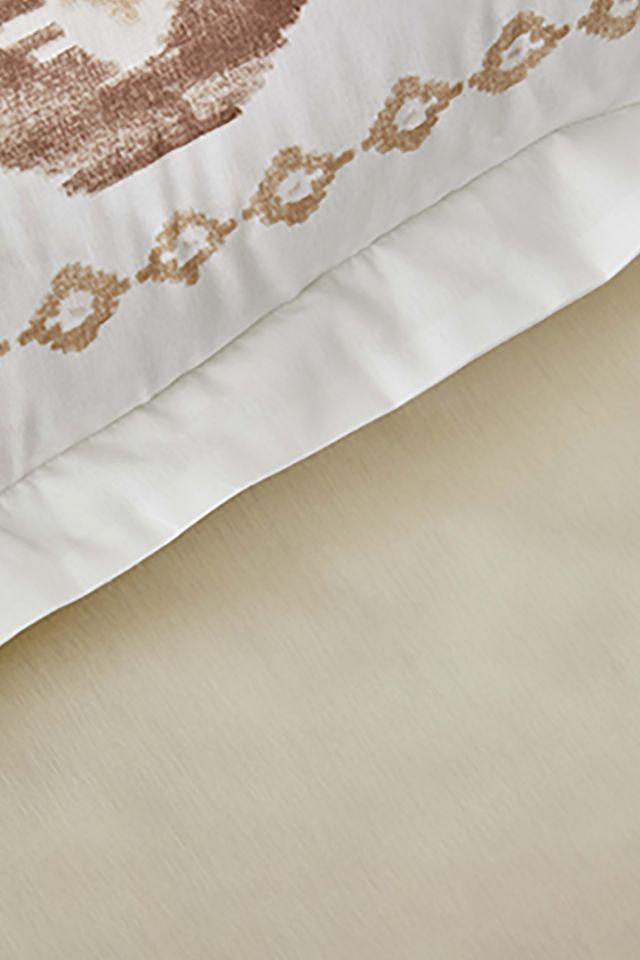 Neos Beige 100% Cotton Double Duvet Cover Set