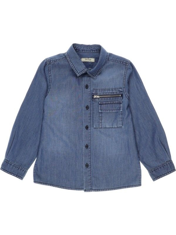 Erkek Çocuk Denim Gömlek