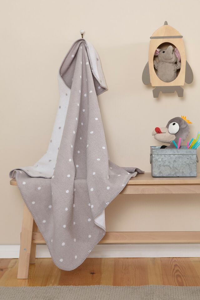 Point Gray Baby Cotton Blanket