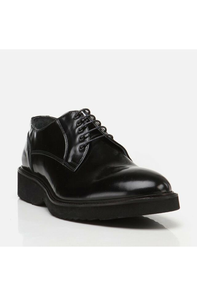 Genuine Leather Black Men's Casual Shoes