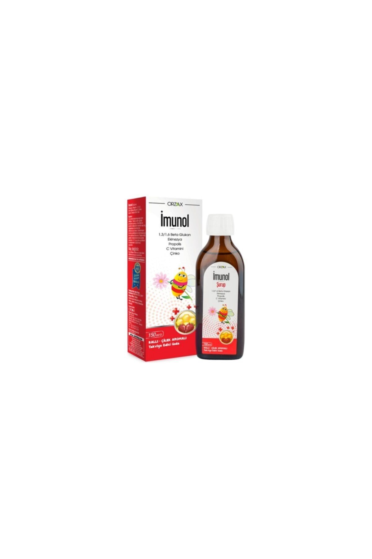 Imunol Honey Strawberry Flavor 150 ml Syrup