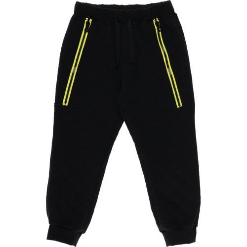 Boy Zipper Detailed Quilted Sweatpants