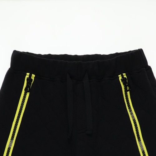 Boy Zipper Detailed Quilted Sweatpants