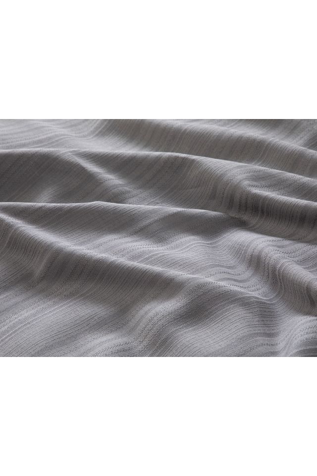Aurora Silky Touch Double Duvet Cover Set 200x220 Cm Gray