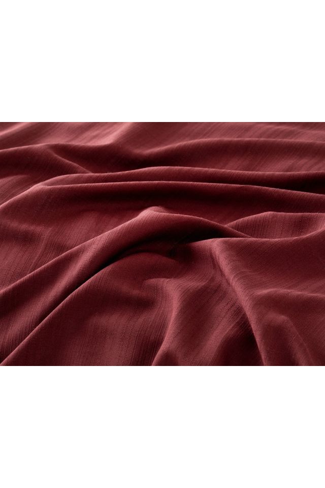 Aurora Silky Touch Double Duvet Cover Set 200x220 Cm Claret Red