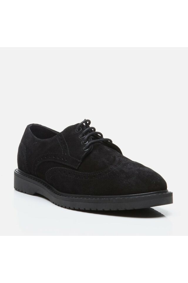 Genuine Leather Black Men's Casual Shoes
