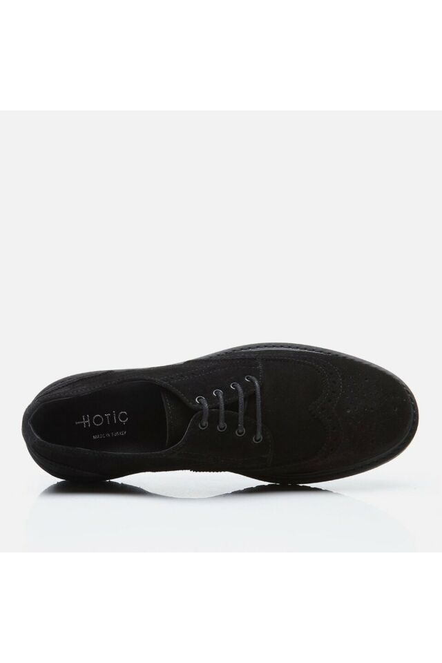 Genuine Leather Black Men's Casual Shoes