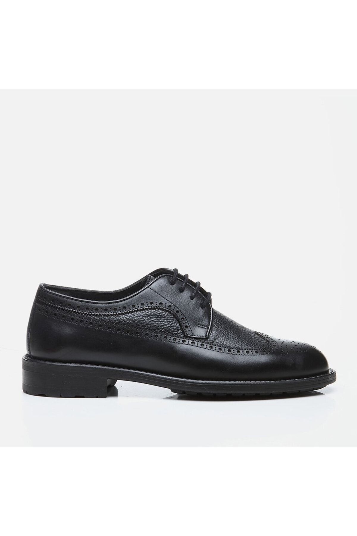 Genuine Leather Black Men's Classic Shoes