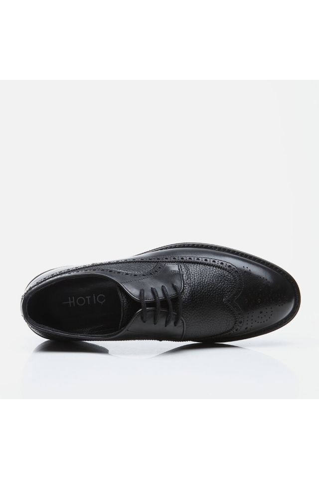 Genuine Leather Black Men's Classic Shoes