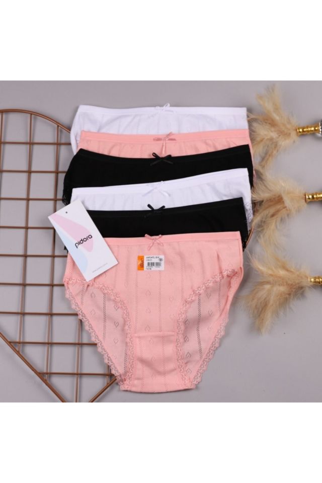 Kadın Jakar Dantelli Bikini 6lı