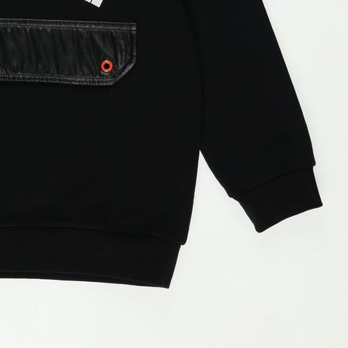 Erkek Çocuk Süs Cepli Baskı Detay Sweatshirt